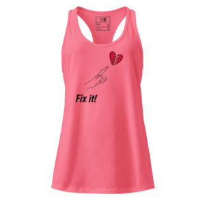 enXbo - Creative (X) Women’s fitted racerback tank top